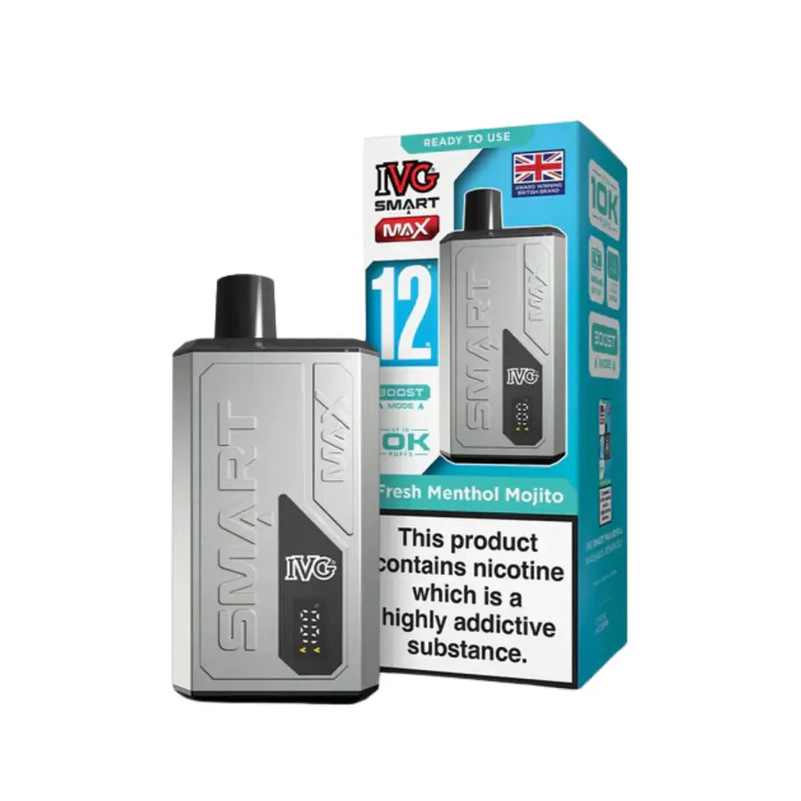 IVG Smart Max 10k Prefilled Pod Vape Kit Fresh Menthol Mojito
