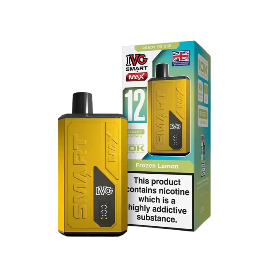 IVG Smart Max 10k Prefilled Pod Vape Kit Frozen Lemon