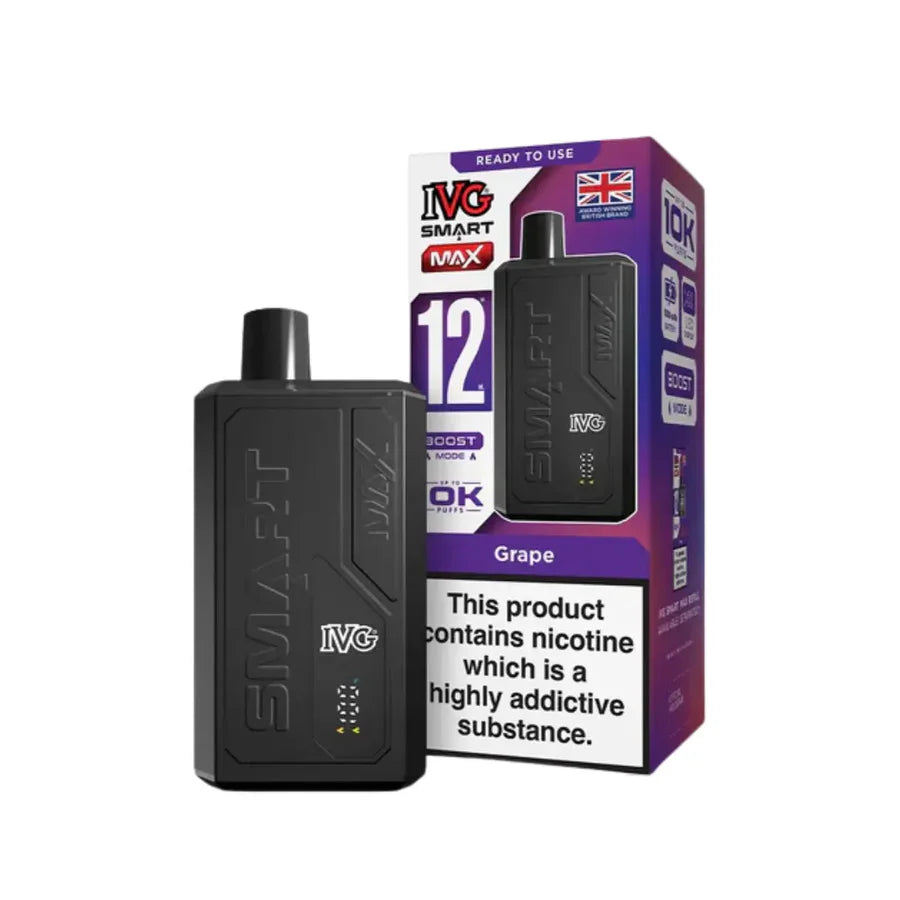 IVG Smart Max 10k Prefilled Pod Vape Kit Grape