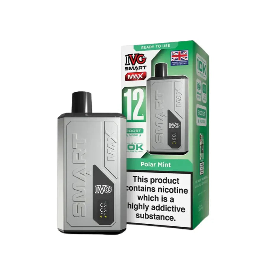IVG Smart Max 10k Prefilled Pod Vape Kit Polar Mint