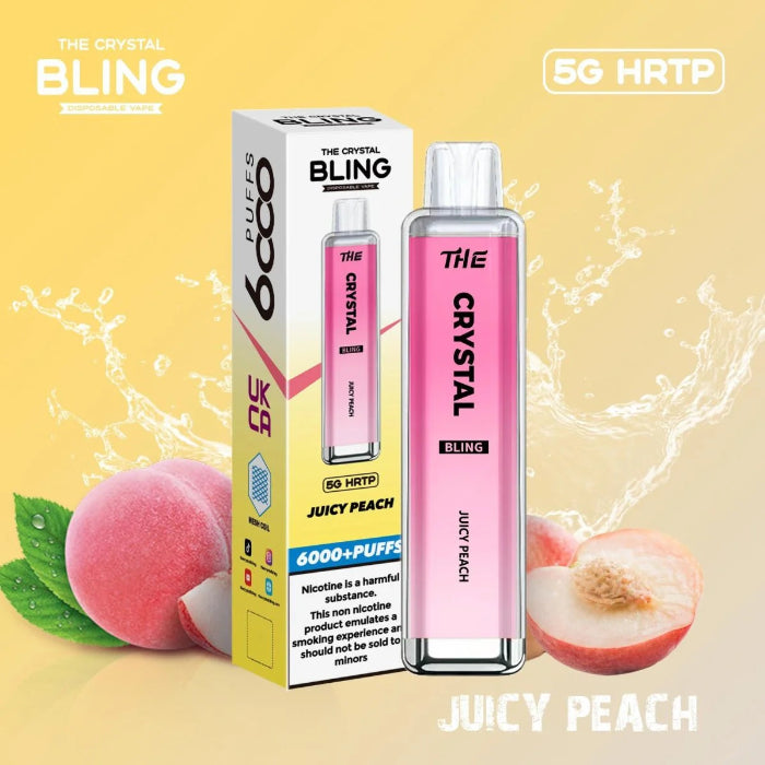 Juicy Peach Crystal Bling 6000 Box of 10