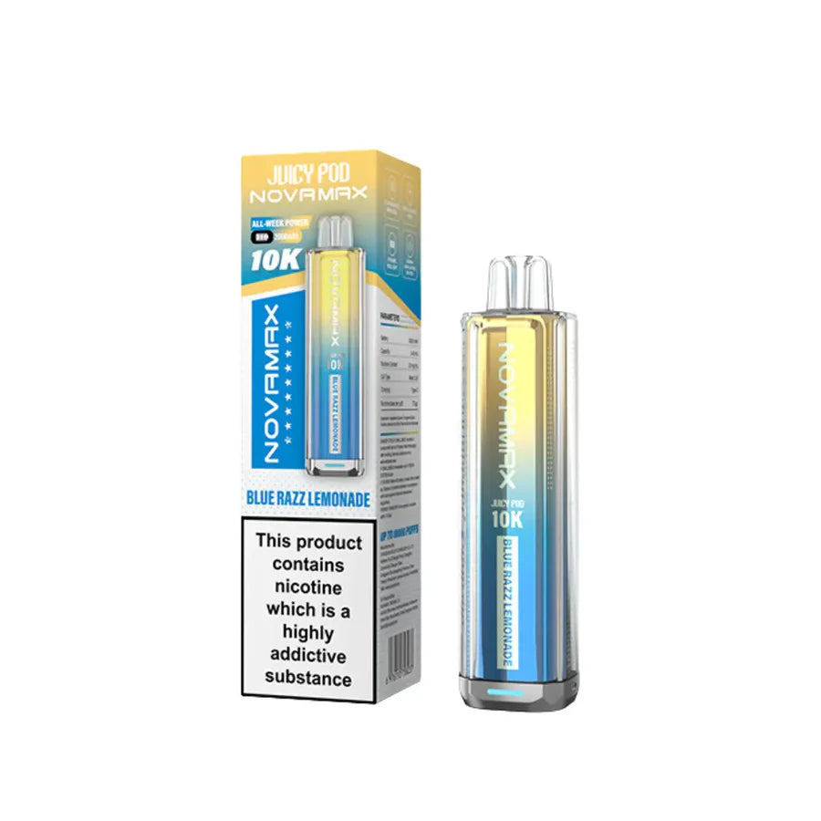 Juicy Pod Novamax 10K Prefilled Pod Kit Blue Razz Lemonade