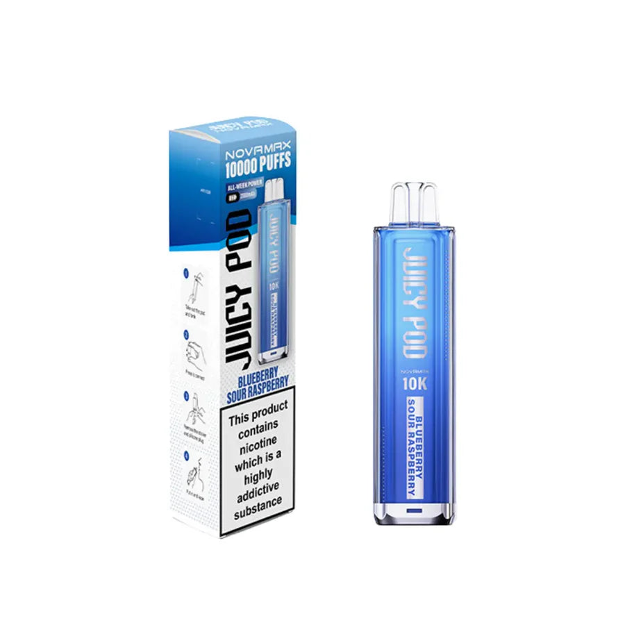 Juicy Pod Novamax 10K Prefilled Pod Kit Blueberry Sour Raspberry