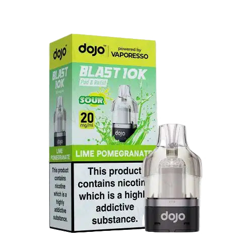 Lime Pomegranate Dojo Blast 10K Replacement Pods