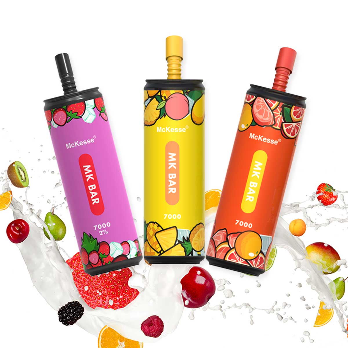 Strawberry Ice Cream MK Bar 7000 Puffs