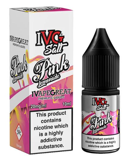 ivg savr 3000 pink lemonade Pink Lemonade 10ml E-Liquids IVG Salts (Pack of 10)