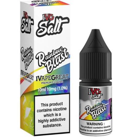 oxva xlim pro 2 vs pro IVG Salts Rainbow Blast 10ml E-Liquids (Box of 10)-£19.85