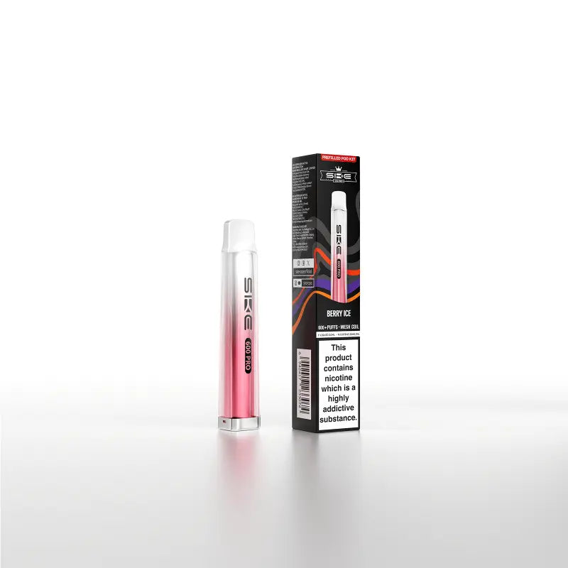 SKE Crystal Bar 600 Pro Berry Ice Prefilled Vape Pod