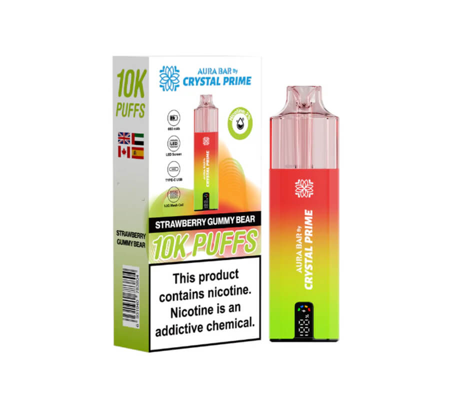 Strawberry Gummy Bear 10k Aura Bar Crystal Prime