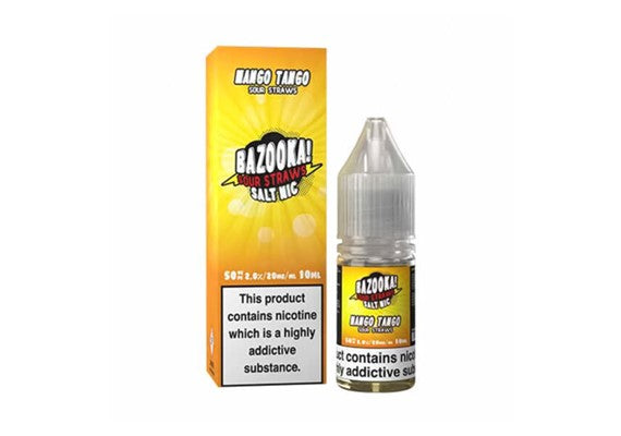 MANGO TANGO (SOUR STRAWS) 10ML NIC SALT BAZOOKA - Vape Store UK | Online Vape Shop | Disposable Vape Store | Ecig UK