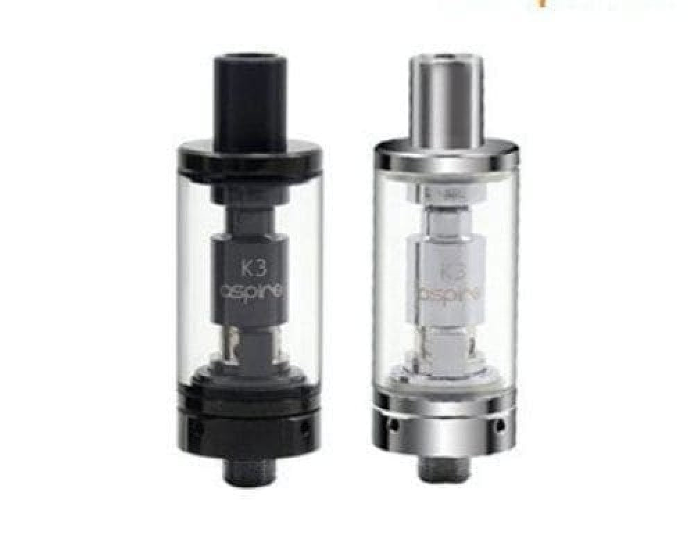 Authentic Aspire K3 Clearomizer Tank 2ML Silver | Black TPD Compliant - Vapkituk