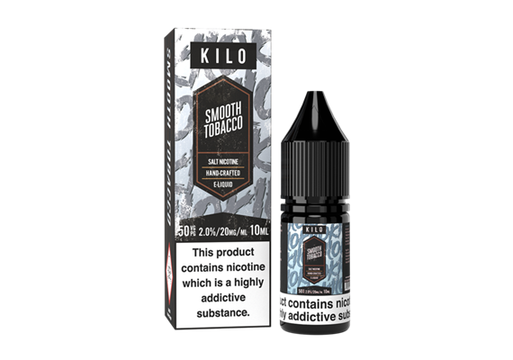SMOOTH TOBACCO 10ML NIC SALT KILO - Vape Store UK | Online Vape Shop | Disposable Vape Store | Ecig UK