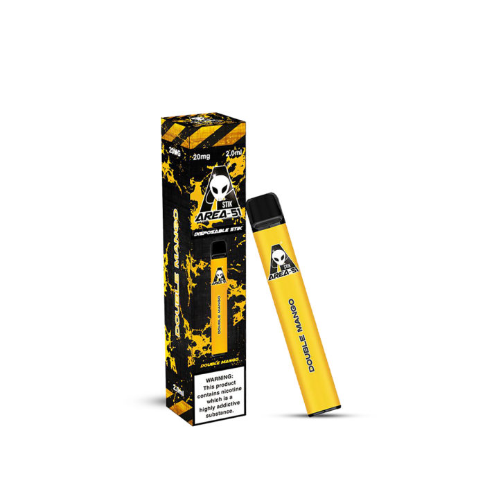 AREA 51 DOUBLE MANGO  DISPOSABLE POD DEVICE 600 PUFFS 20MG - Vape Store UK | Online Vape Shop | Disposable Vape Store | Ecig UK