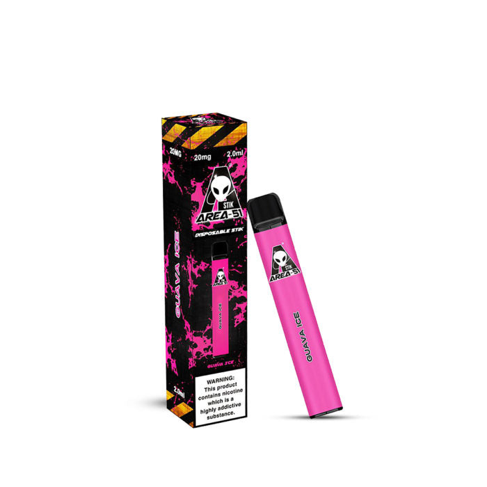 AREA 51 GUAVA ICE DISPOSABLE POD DEVICE 600 PUFFS 20MG - Vape Store UK | Online Vape Shop | Disposable Vape Store | Ecig UK
