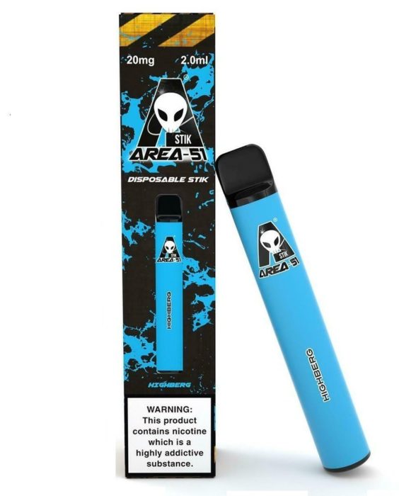 AREA 51 HIGHBERG DISPOSABLE POD DEVICE 600 PUFFS 20MG - Vape Store UK | Online Vape Shop | Disposable Vape Store | Ecig UK