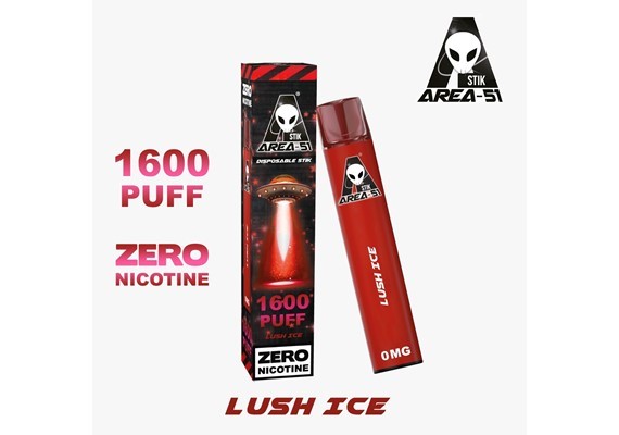 AREA 51 LUSH ICE  DISPOSABLE POD DEVICE 0MG 1600 PUFF - Vape Store UK | Online Vape Shop | Disposable Vape Store | Ecig UK