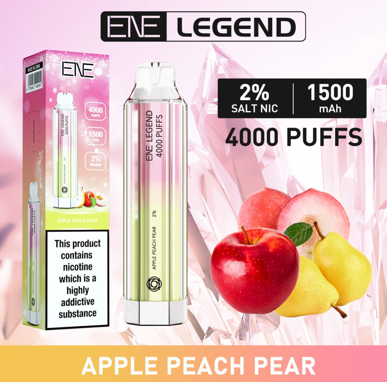 Ene Legend 4000 Disposable Puffs