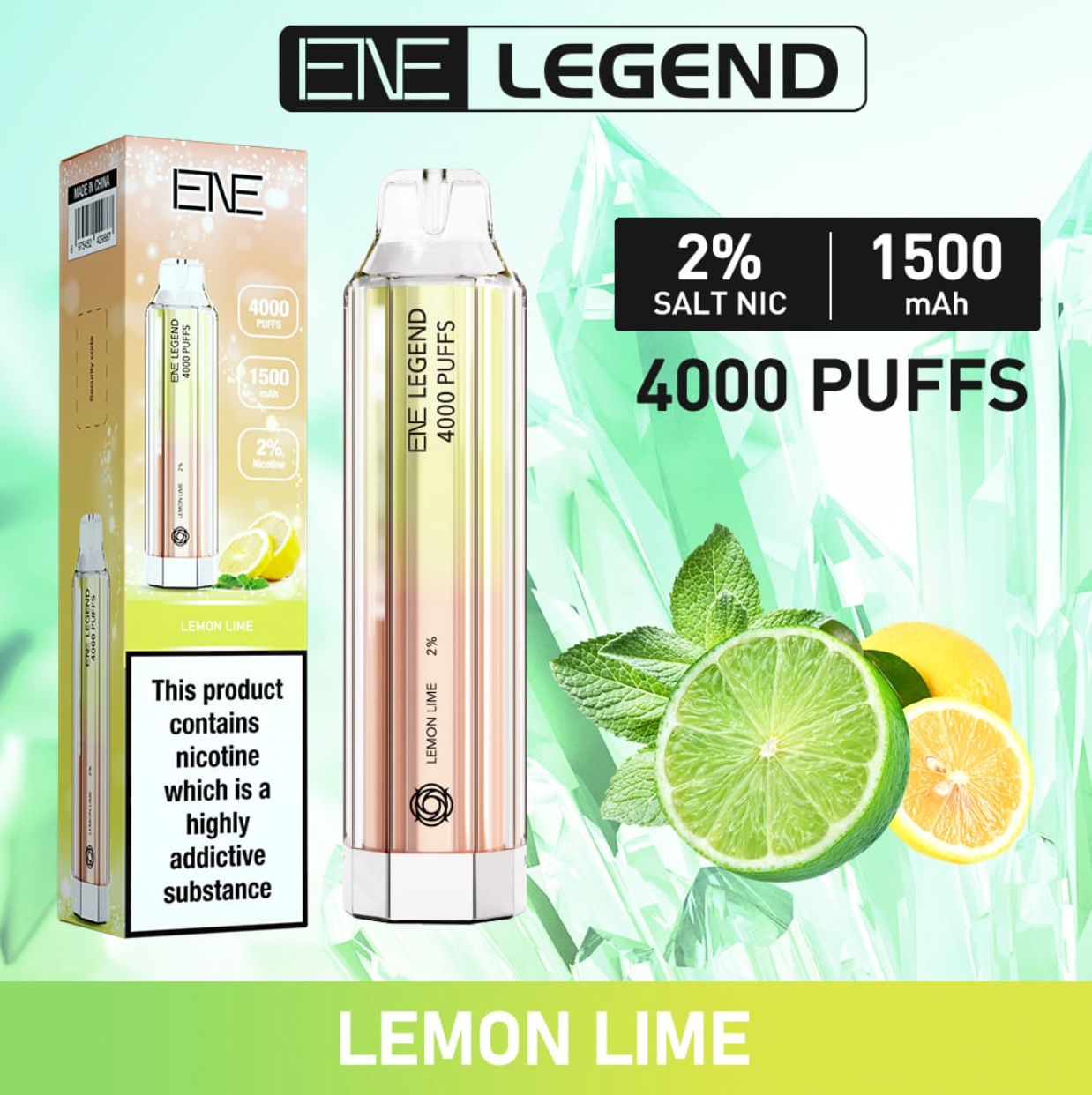 Ene Legend 4000 Disposable Puffs