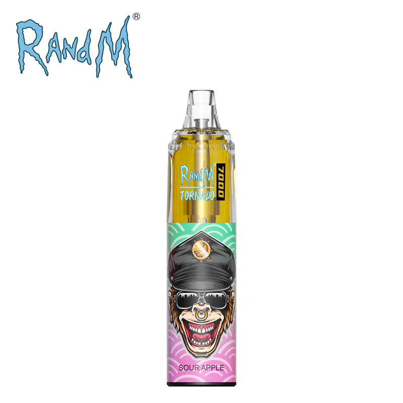 Sour Apple R And M Tornado 7000 Puffs Prefilled Pen R&M Vape Sour Apple R And M Tornado 7000 Puffs Prefilled Pen R&M Vape