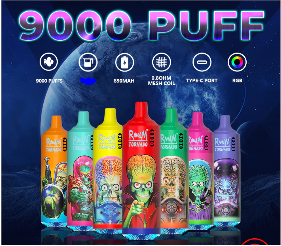 RandM Tornado 9000 Puffs Vape: Buy at Just 8.48 RandM Tornado 9000 Puffs Vape: Buy at Just 8.48