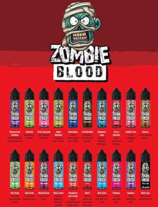 Zombie Blood 0-mg 50ml Shortfill (50VG/50PG) Zombie Blood 0-mg 50ml Shortfill (50VG/50PG)