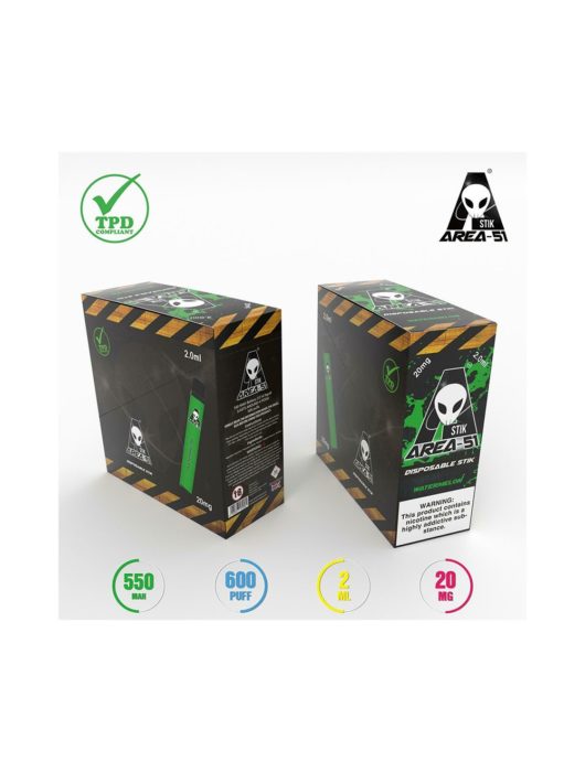 area_51_disposable_stick_vape_pod_kit_2ml_550mah_battery_600_puffs_20mg_18