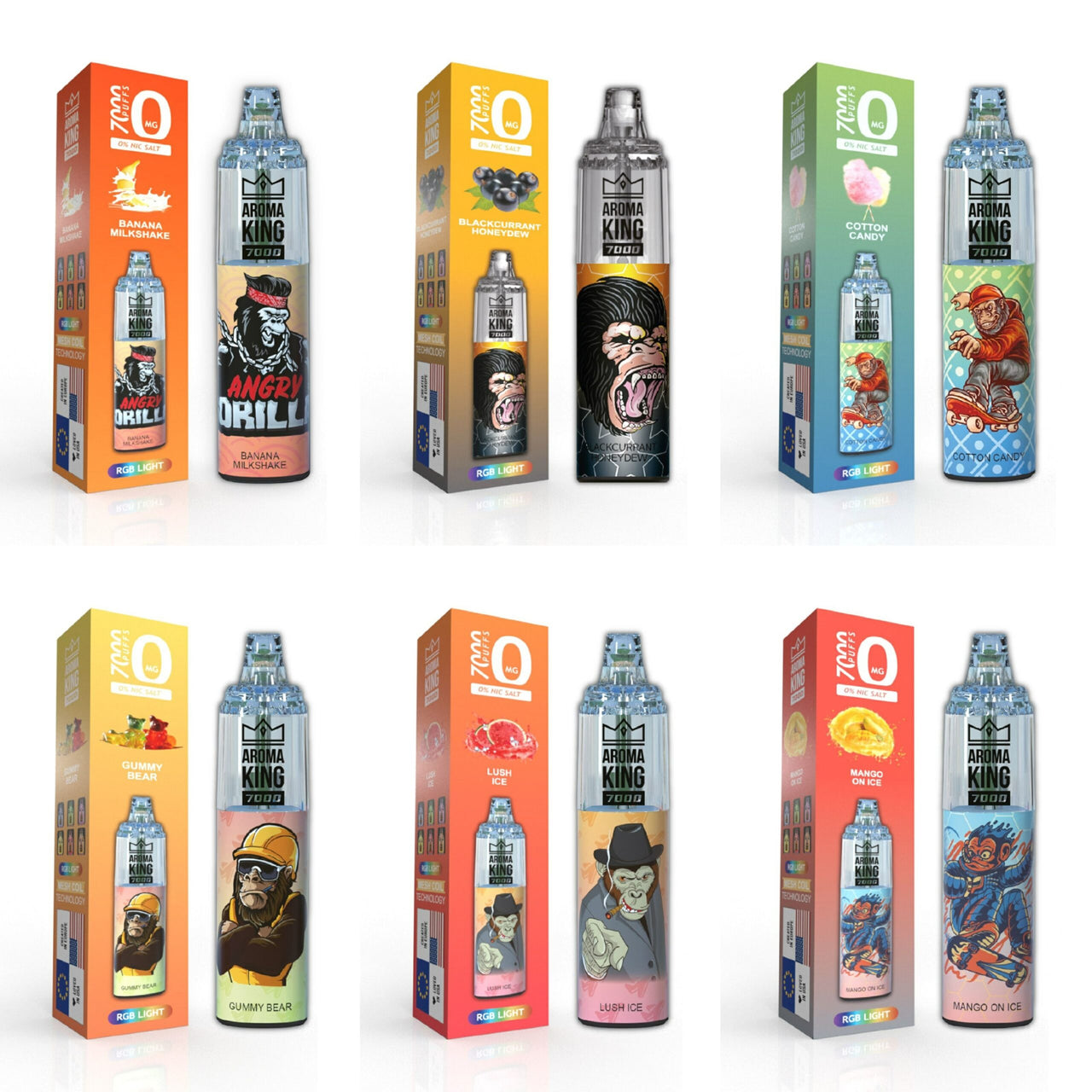 AROMA KING 7000 DISPOSABLE POD KIT