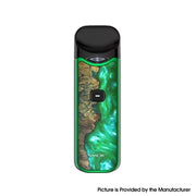authentic-smoktech-smok-nord-1100mah-pod-system-starter-kit-green-stabilizing-wood-06ohm-14ohm-3ml