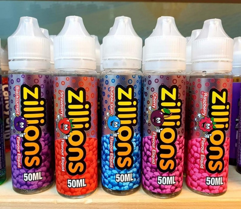 Zillions Vape E Liquid 50ML 70/30 Mix £6.99 - Vape Store UK | Online Vape Shop | Disposable Vape Store | Ecig UK