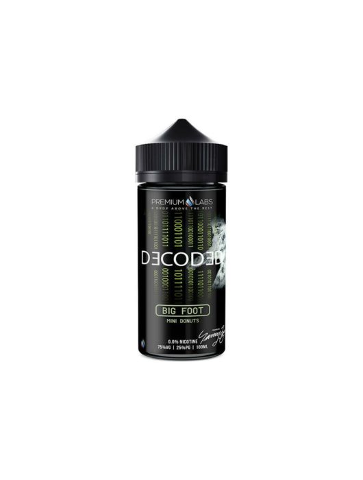 Decoded Premium Vape E-Liquid E Juice High 75%VG 100ml 0mg/ml No nicotine liquid - Vape Store UK | Online Vape Shop | Disposable Vape Store | Ecig UK