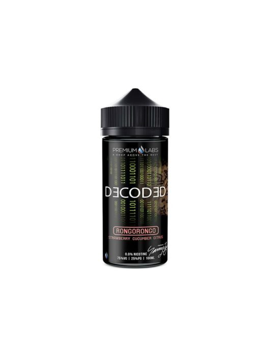 Decoded Premium Vape E-Liquid E Juice High 75%VG 100ml 0mg/ml No nicotine liquid - Vape Store UK | Online Vape Shop | Disposable Vape Store | Ecig UK