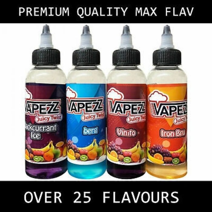 Vapezz 100ml E Liquid Vape Juice E Cigarette 0mg Ecig High VG Short Fill Nic Shot - Vape Store UK | Online Vape Shop | Disposable Vape Store | Ecig UK