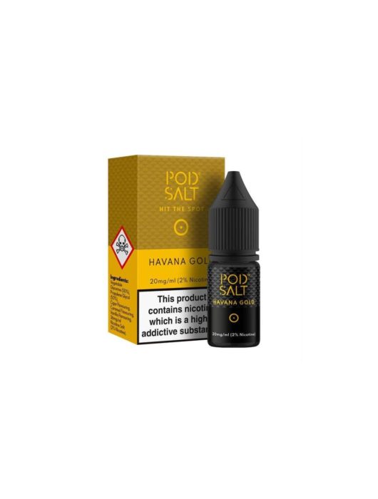 Pod Salt Havana Gold Nic Salt - Vape Store UK | Online Vape Shop | Disposable Vape Store | Ecig UK