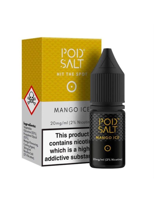 Pod Salt Mango Ice Nic Salt - Vape Store UK | Online Vape Shop | Disposable Vape Store | Ecig UK