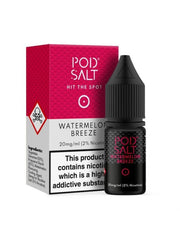 Pod Salt Watermelon Breeze Nic Salt - Vape Store UK | Online Vape Shop | Disposable Vape Store | Ecig UK