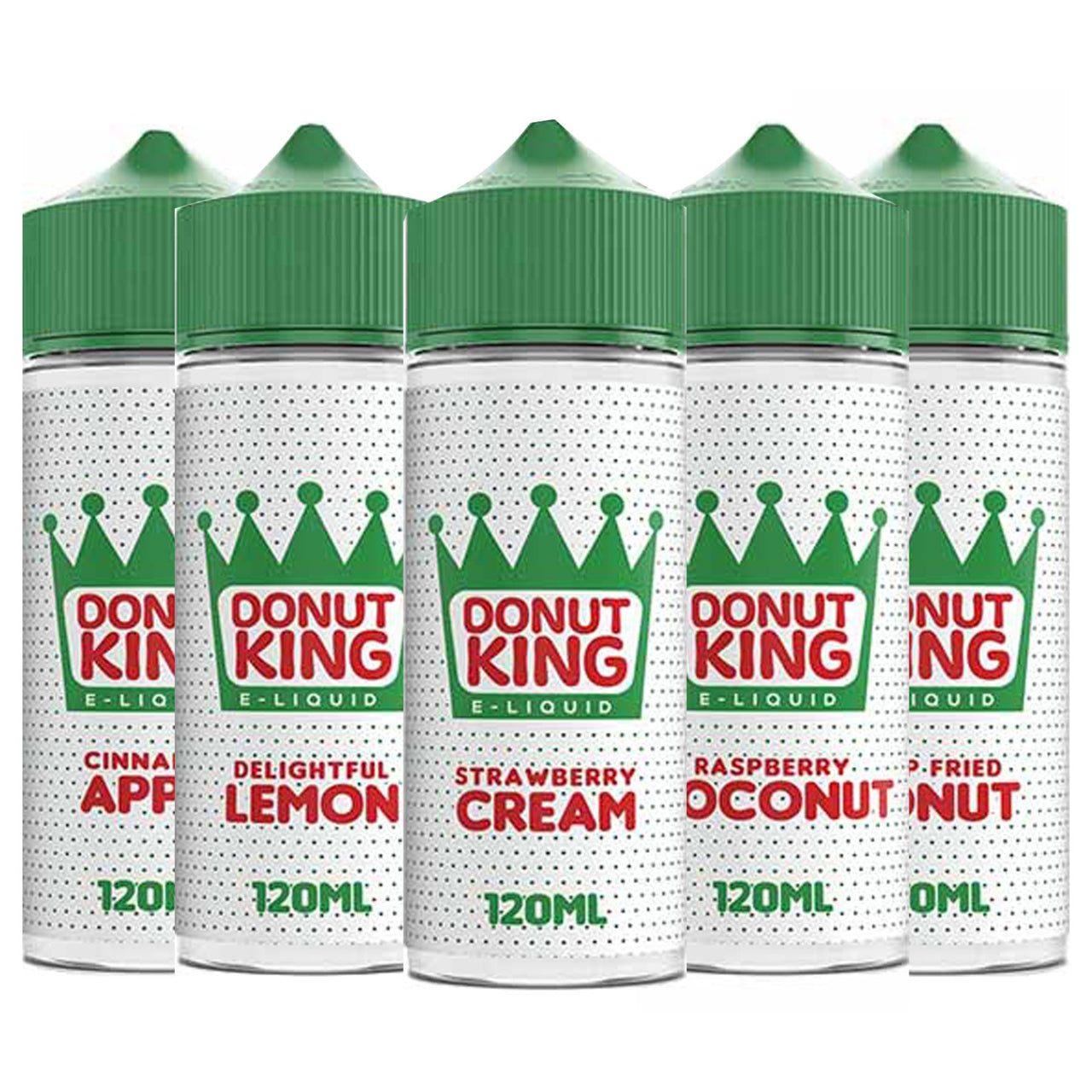 Donut King Vape Juice E Liquid 70/30 VG/PG Max Donut Flavouring 120 Ml 0 Mg 3 Mg 6 Mg - Vapkituk