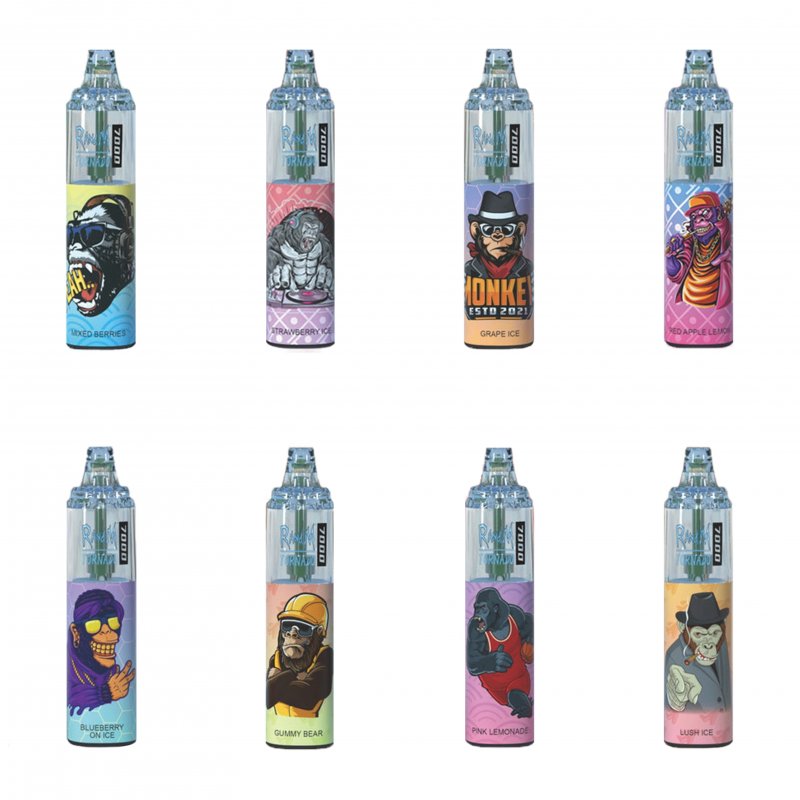Blue Razz Cherry 7000 Puffs RAndM Tornado