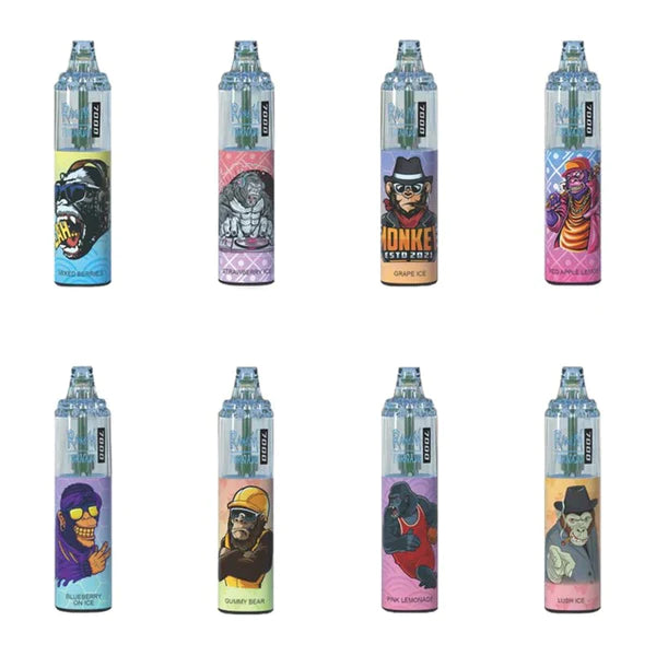 Apple Berry Blast RAndM 7000 Puffs 10 Gorilla Vapes