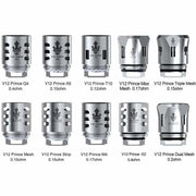 SMOK TFV12 PRINCE Coils | Q4 | M4 | X6 | T10 | DUAL, TRIPLE, MAX MESH | P-Tank COILS - Vape Store UK | Online Vape Shop | Disposable Vape Store | Ecig UK