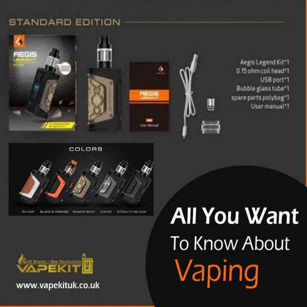 All You Want To Know About Vaping