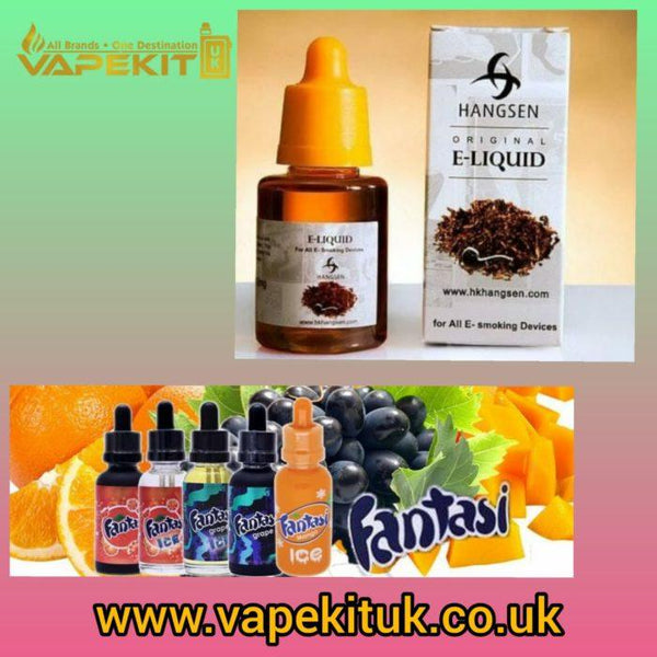 Get maximum vaping enjoyment by buying eliquids from Hangsen and Fantasi in the UK