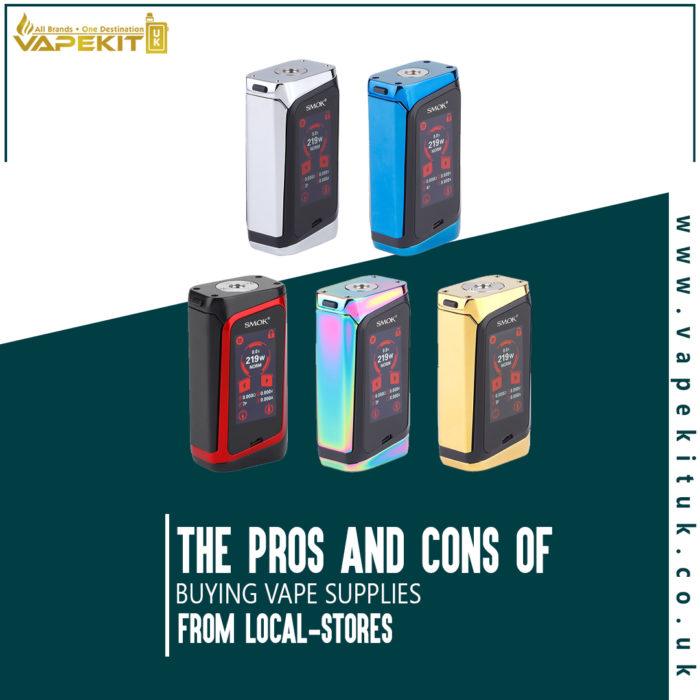 The Pros And Cons Of Buying Vape Supplies From Local-Stores - Vape Store UK | Online Vape Shop | Disposable Vape Store | Ecig UK