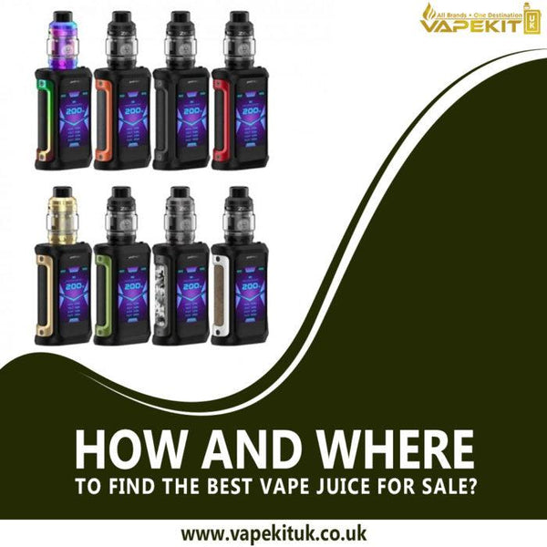 How And Where To Find The Best Vape Juice For Sale?