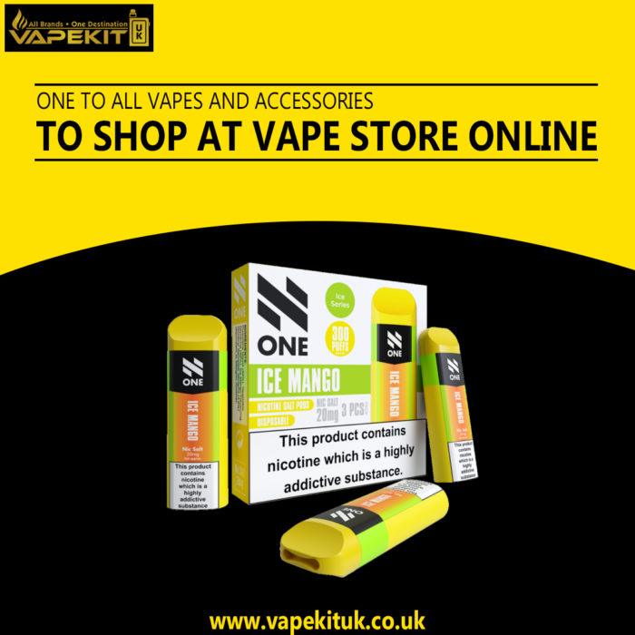 One to All Vapes and Accessories to Shop at Vape Store Online - Vape Store UK | Online Vape Shop | Disposable Vape Store | Ecig UK