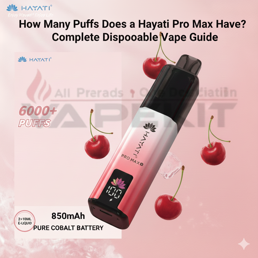 How Many Puffs Does a Hayati Pro Max Have? Complete Disposable Vape Guide