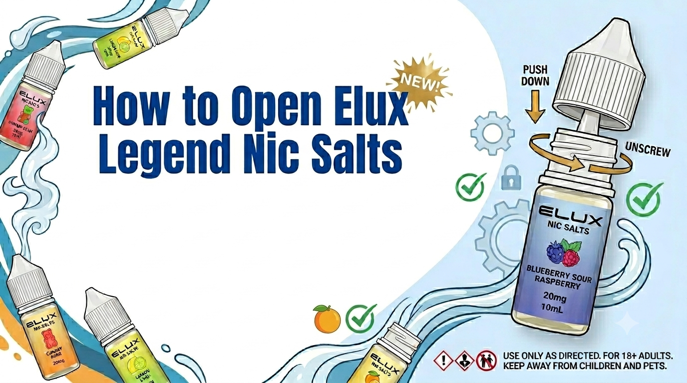 How to Open Elux Legend Nic Salts: Safe Step-by-Step Guide