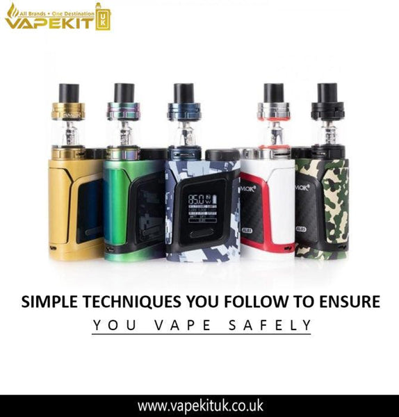 Simple Techniques You Follow To Ensure You Vape Safely