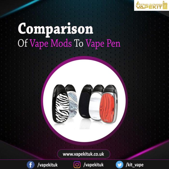 Comparison Of Vape Mods To Vape Pen - Vape Store UK | Online Vape Shop | Disposable Vape Store | Ecig UK