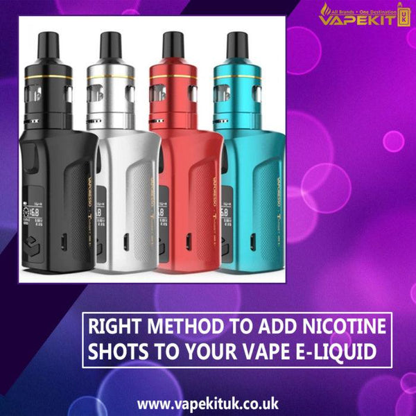 Right Method to Add Nicotine Shots to Your Vape E-Liquid