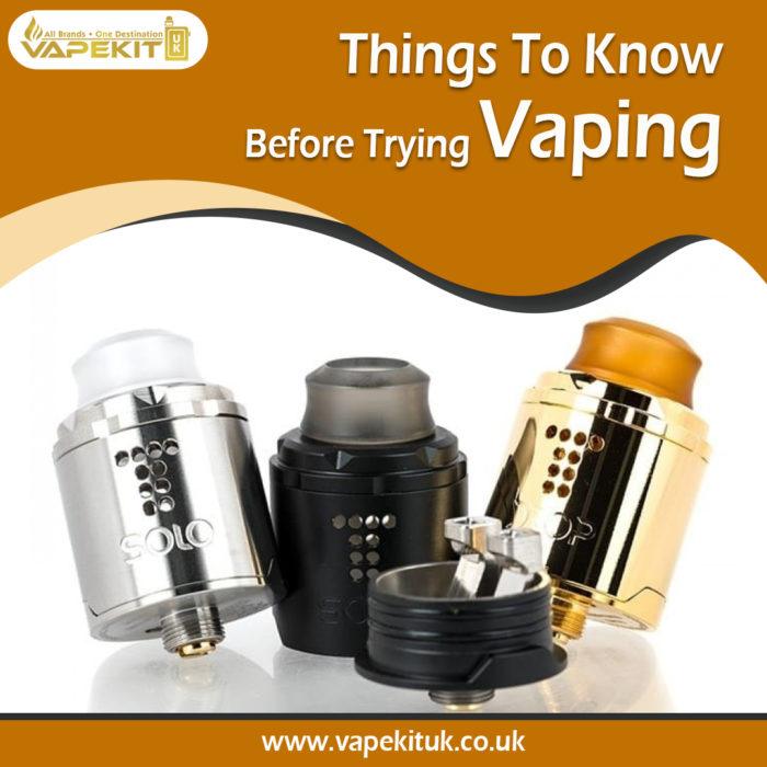 Things To Know Before Trying Vaping - Vape Store UK | Online Vape Shop | Disposable Vape Store | Ecig UK